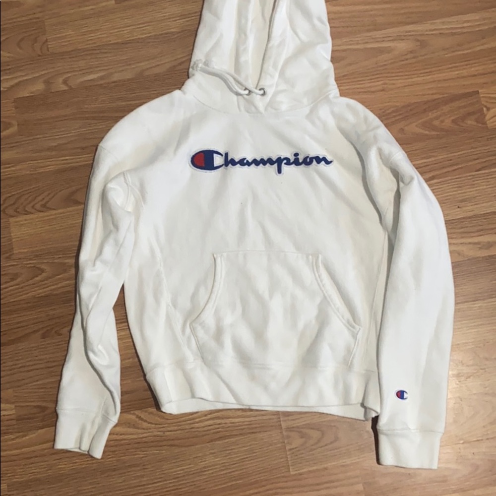 white champion hoodie